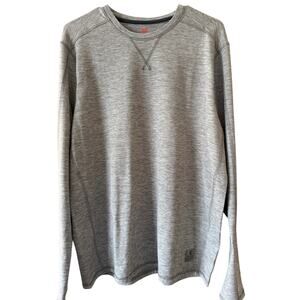 NWOT Men's Rugged Elements Gray Thermal Fleece Top sz M